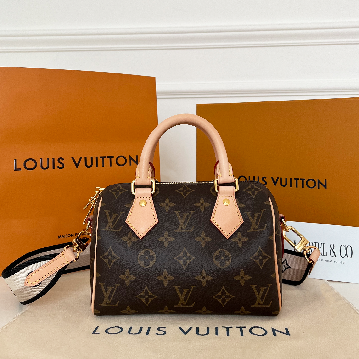 [LV] SPEEDY BANDOULIÈRE 20, MONOGRAM COATED CANVAS – BLACK MONOGRAM